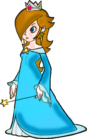 Rosalina 2d - Mario Kart Ds Rosalina Icon (354x561), Png Download