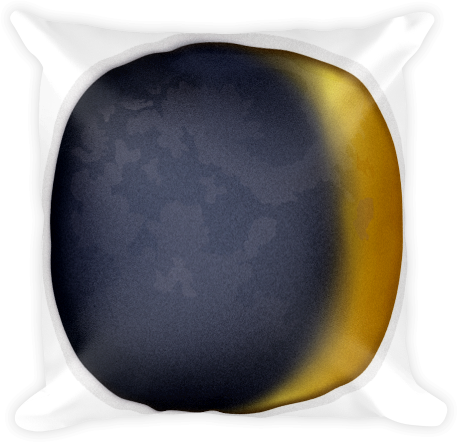 Waxing Crescent Moon - Gemstone (1000x1000), Png Download