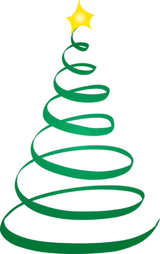 Download Christmas Tree - Swirl - Swirly Christmas Tree Svg - Full Size