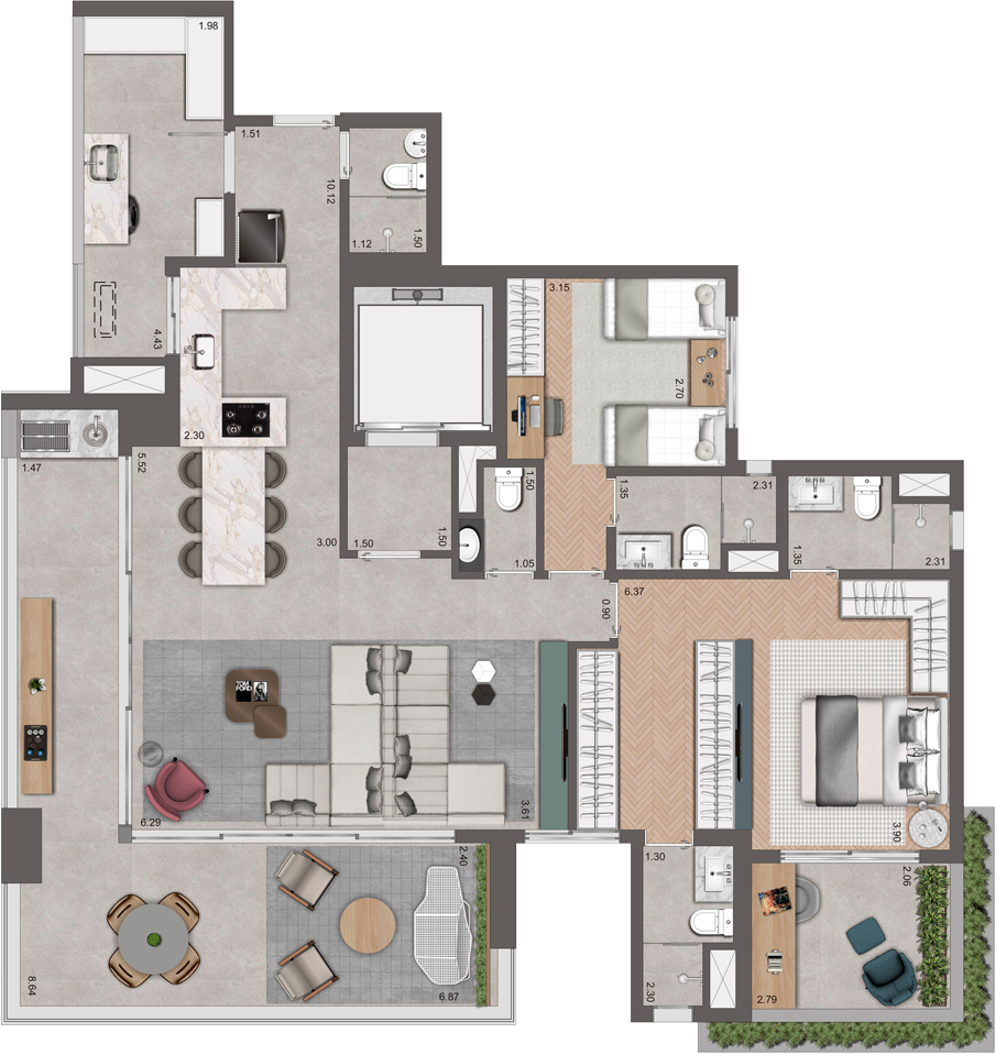 Planta 147-2d - Mourato 111 Plantas Especiais (904x959), Png Download