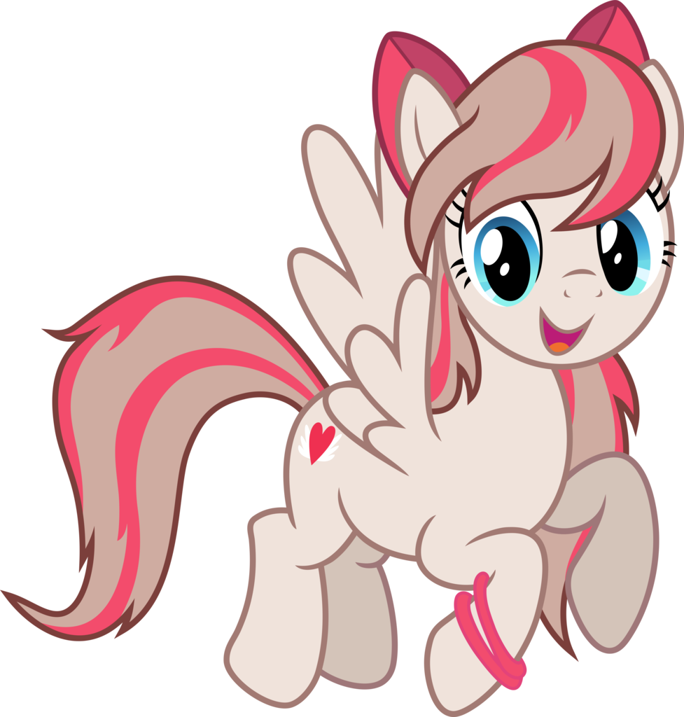 Happy Angel Wings Pink Ejack Little Pony Pinterest - My Little Pony Angel Wings (873x915), Png Download