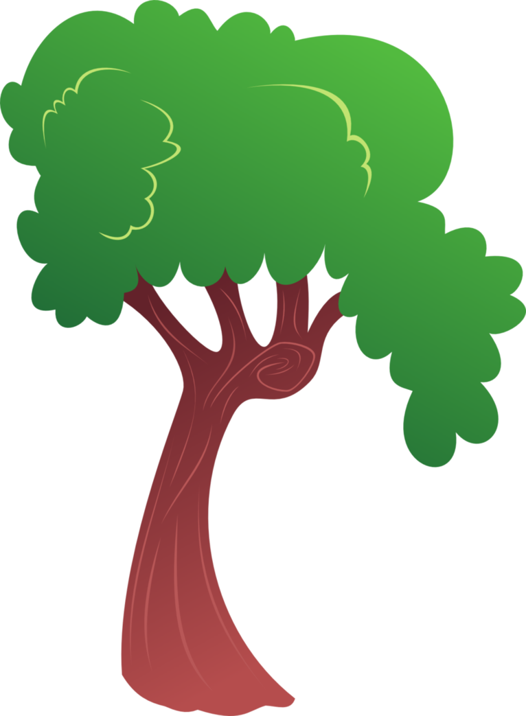 By Kopachris On Deviantart - 2d Tree Cartoon Png (766x1043), Png Download