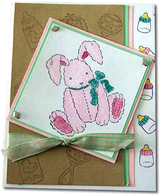 If You Want, You Can Also Stamp An Image To The Envelope - Invitaciones Para Baby Shower (338x412), Png Download