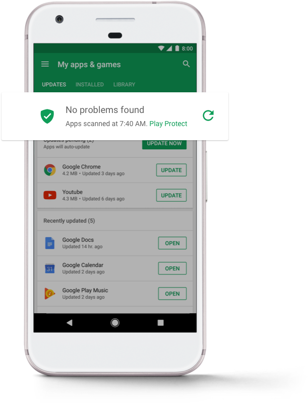 Download Google Play Protect Google Play Protect App Full Size PNG