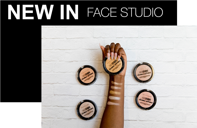 Face Studio Chrome Extreme - Maybelline Master Chrome (1000x541), Png Download