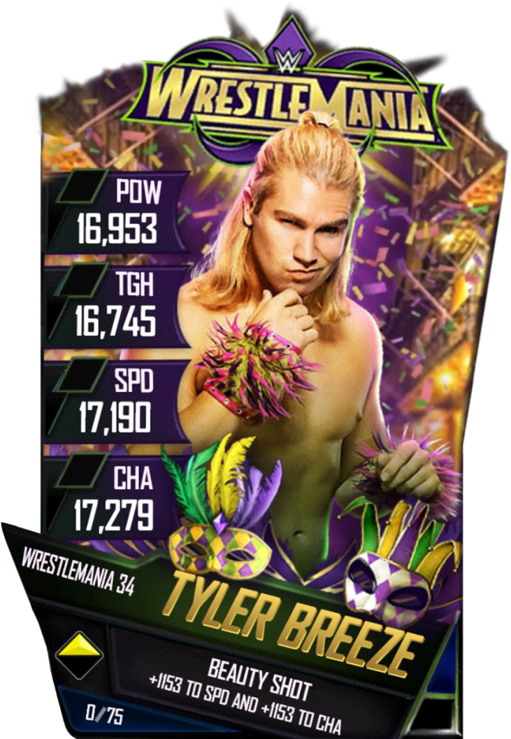 Tylerbreeze S4 19 Wrestlemania34 - Wwe Wrestlemania Xxvii (2011) (733x1158), Png Download