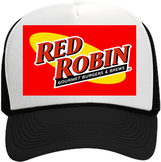 Red Robin Gourmet Burgers & Brew Restaurant - New Red Robin Logo (349x349), Png Download