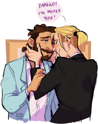 What Is It With Wwe Always Taking Dango Away From Tyler - Tyler Breeze And Fandango Fanart (400x490), Png Download