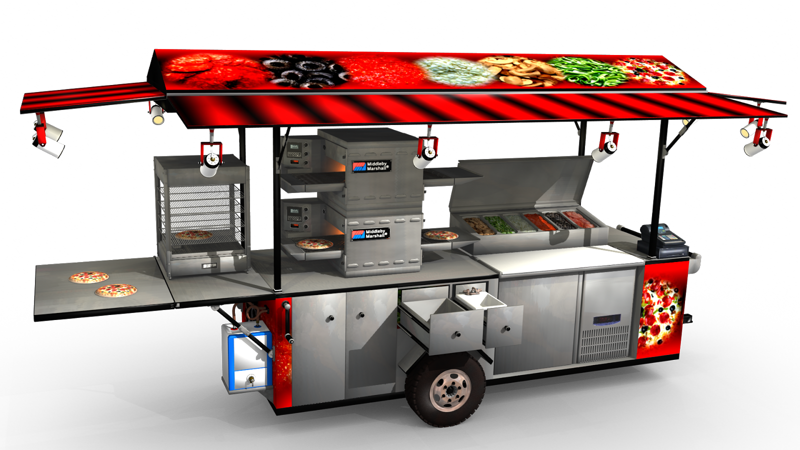 The History Of Hot Dog Carts - Hot Dogs Carts (1600x900), Png Download