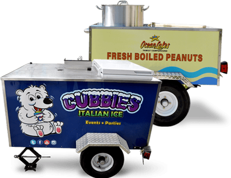 Top Dog Carts - Food Cart (500x352), Png Download