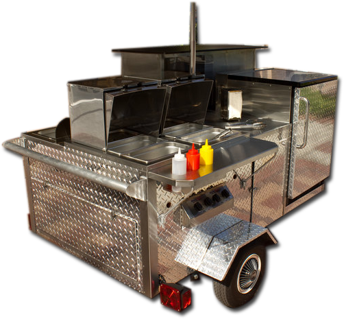 Food Cart - Scale Model (502x465), Png Download