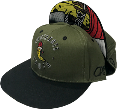 Rasta Banana Embroidered Snapback - Embroidery (400x500), Png Download