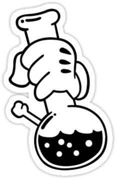 Mickey Mouse Hands Thumbs Up Png - Dibujo De Bong (375x360), Png Download