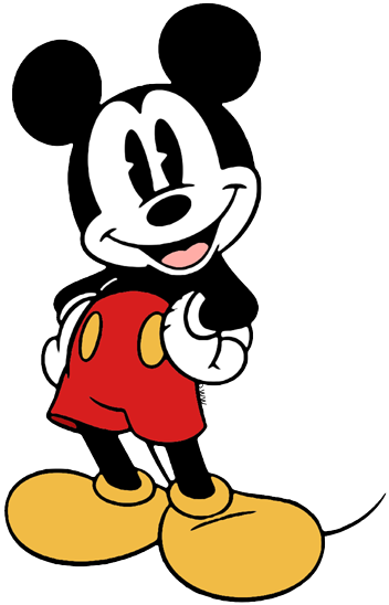 Mickey With Hands On Hips - Mickey Mouse Hands On Hips (352x548), Png Download