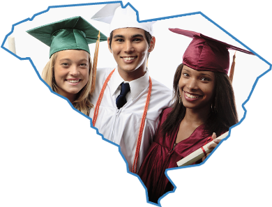 South Carolina Graduation Products - South Carolina (425x307), Png Download