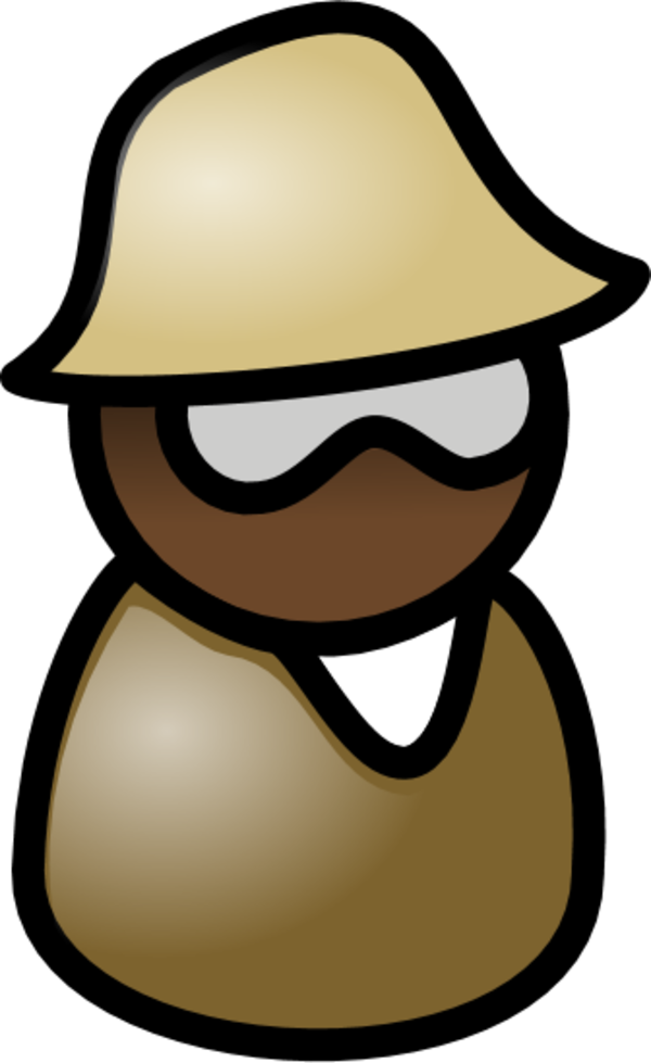 Free Clip Art Sun Wearing Sunglasses - Man (600x979), Png Download