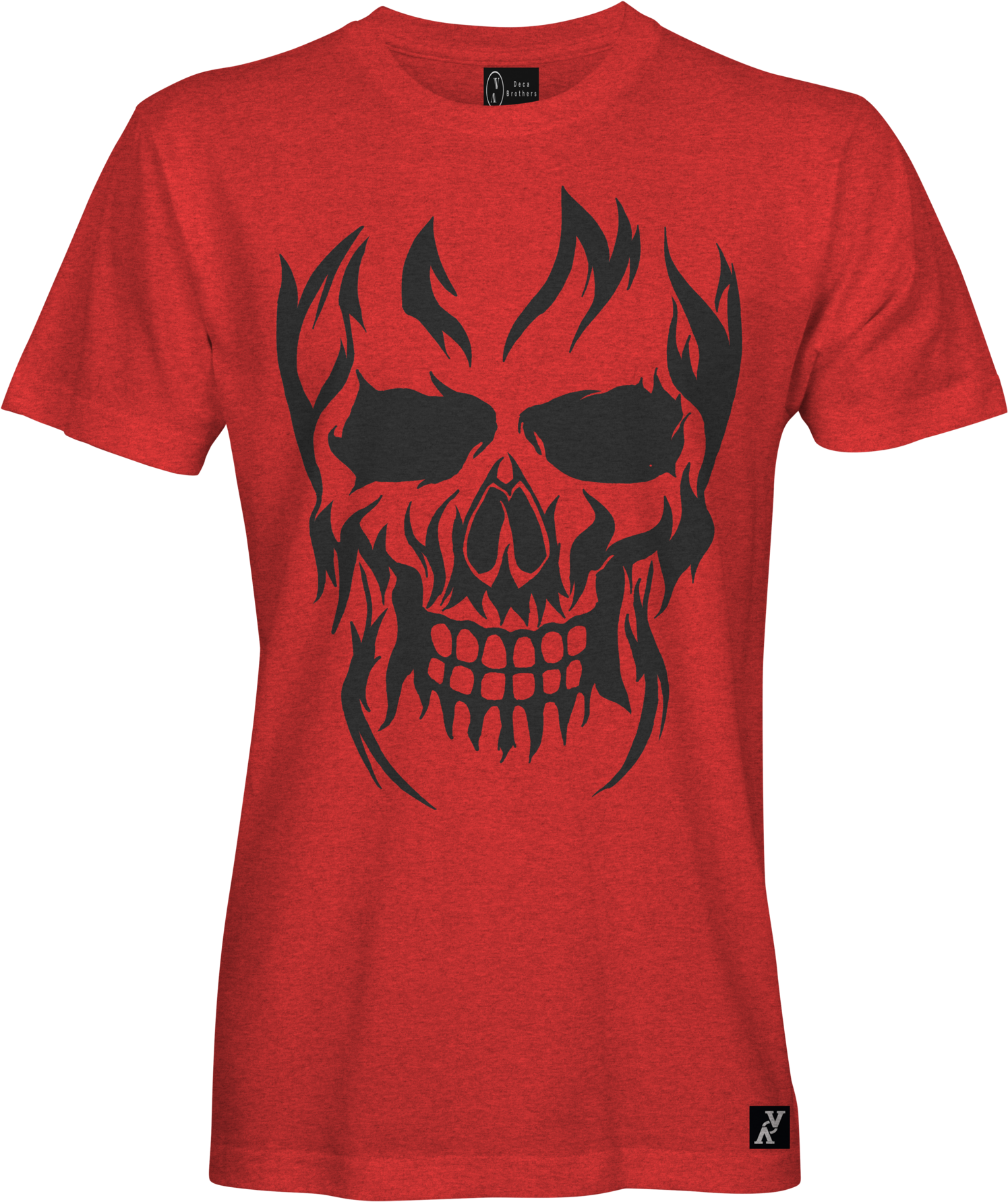 Fire Skull - Polos Estampados Volcom (1511x1800), Png Download