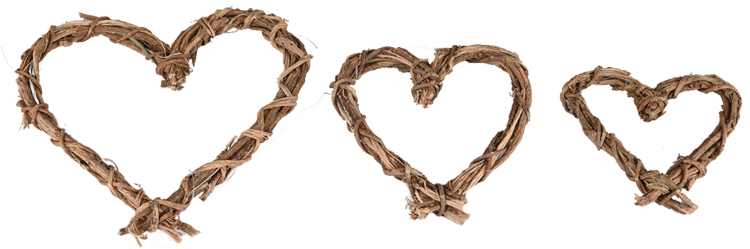 Heart Twig Wreath - Wreath (1100x1100), Png Download