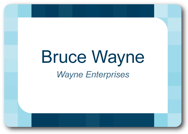 Nametag - Squares - Name Tag (800x570), Png Download