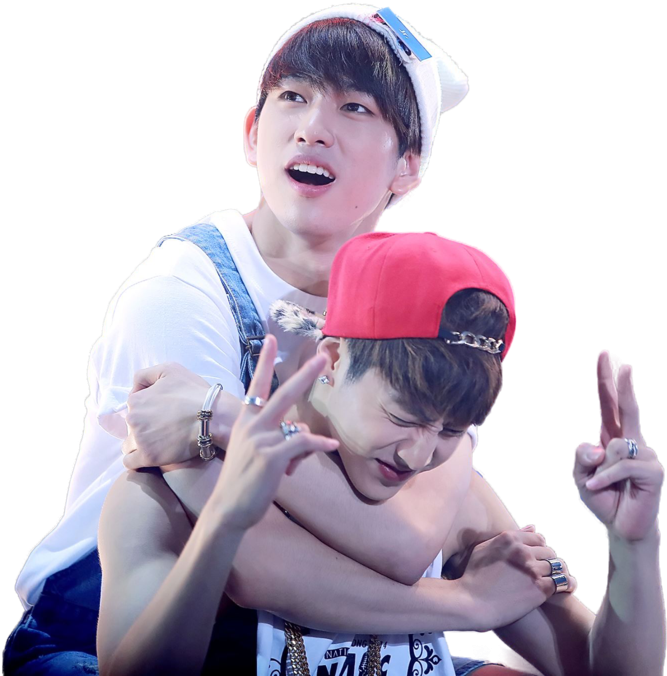 The Kpop Trash Heap - Mark And Jinyoung Png (1024x683), Png Download