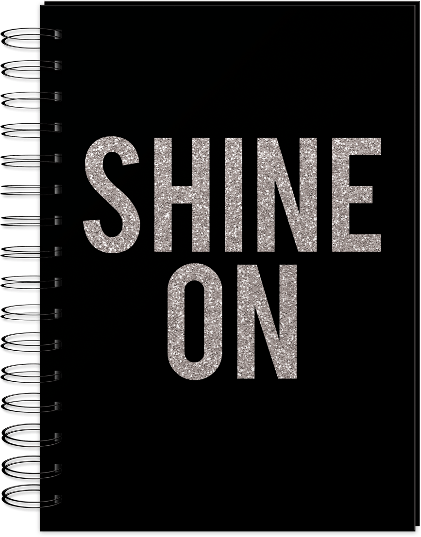 Shine On Spiral Bound Journal - Light Up Stage Door Sign (1200x1200), Png Download