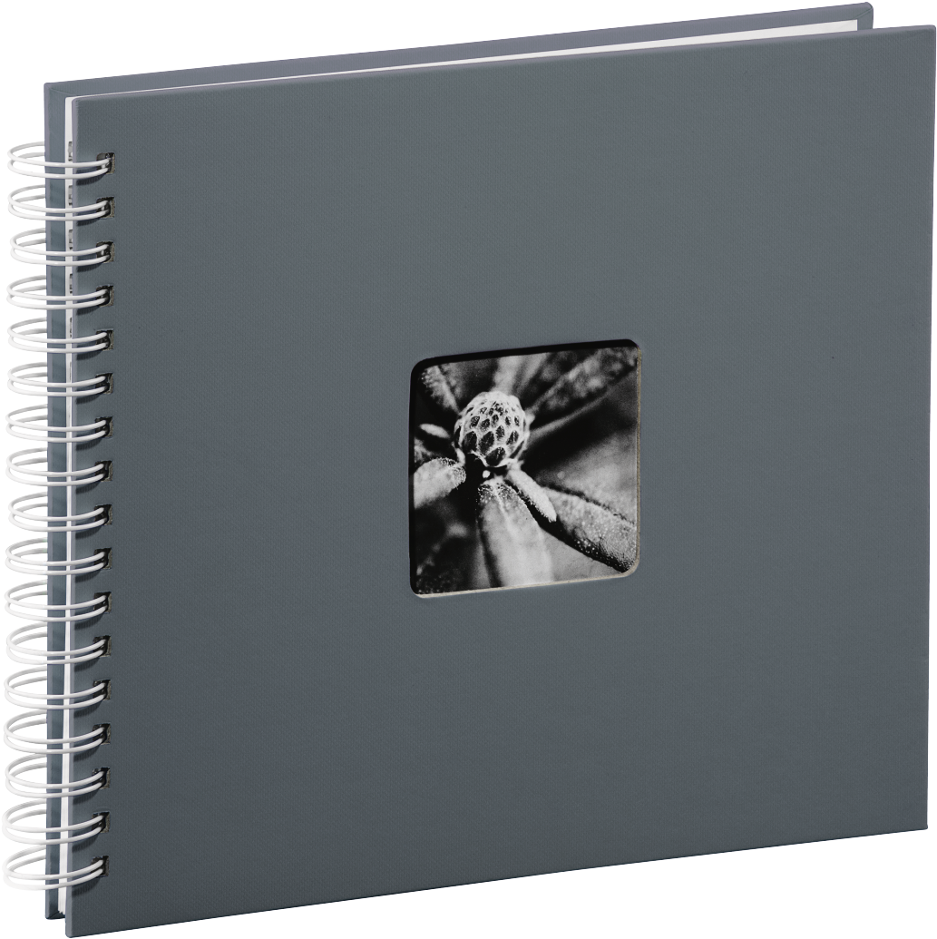 Abx High-res Image - Hama Fine Art Spiral Grey 28x24 50 White Pages 2112 (1100x1100), Png Download