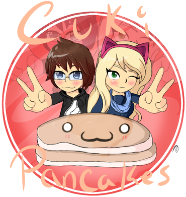 Cukipancakes - Cartoon (400x400), Png Download