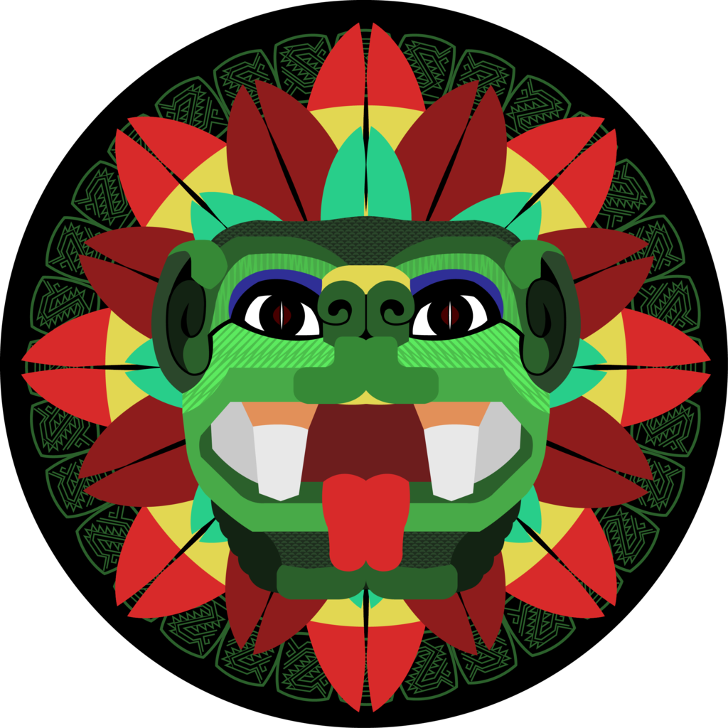 Quetzalcoatl Png - Dioses Mayas (1024x1024), Png Download