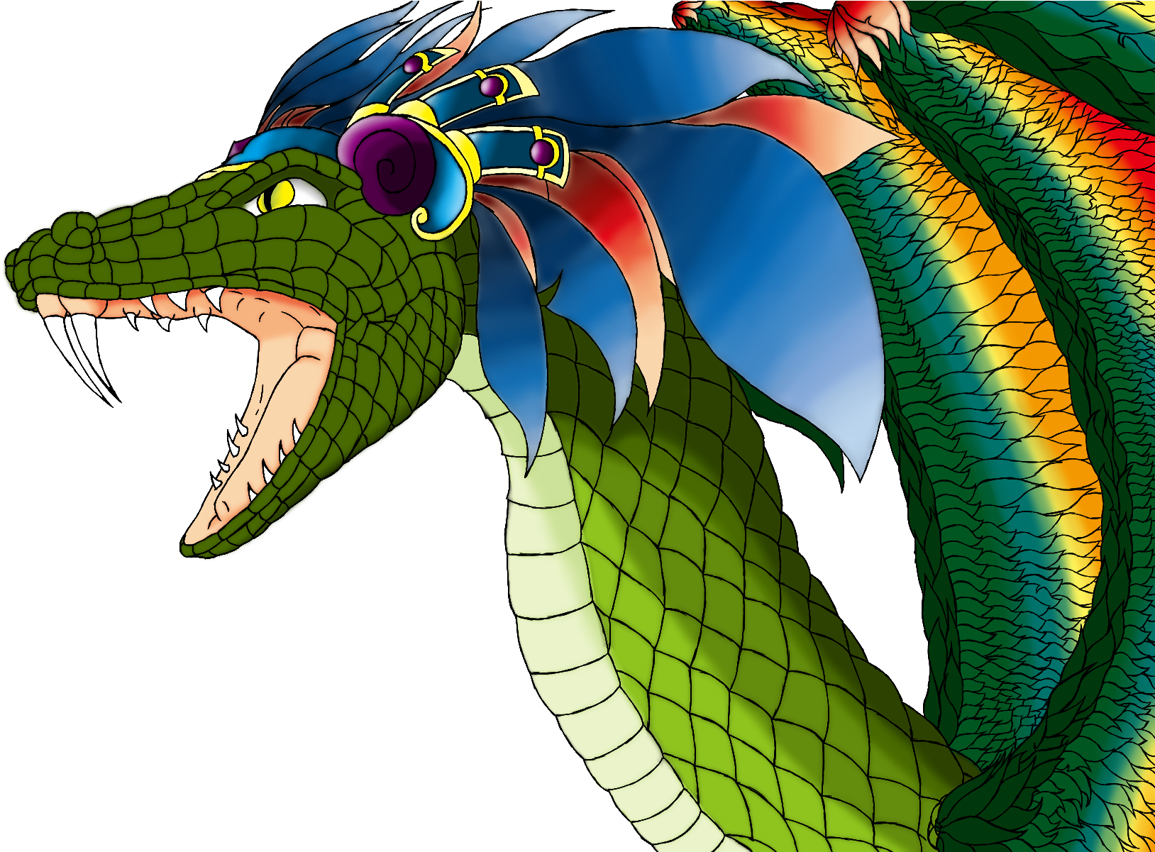 Quetzalcoatl - Snake (1920x1200), Png Download