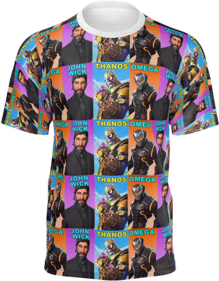 John Wick And Thanos Shirt Part 2 Men - Shirt (480x480), Png Download