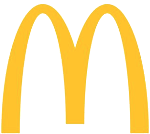Mcdonalds Logo Png File - Logos That Have A Reflection (432x440), Png Download