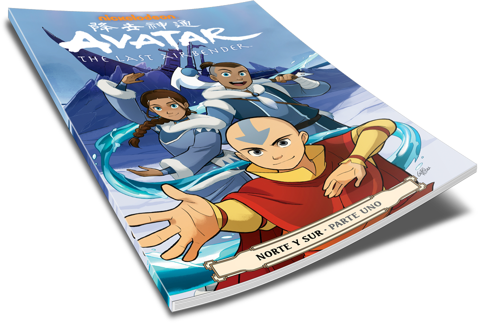 Avatar - The - Last - Airbender - Norte - Y - Sur - - Cartoon (950x643), Png Download