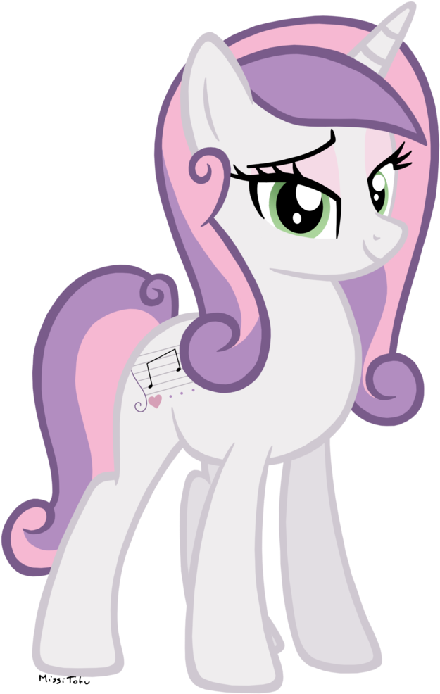 Missitofu, Bedroom Eyes, Dreamworks Face, Eyeshadow, - Mlp Older Sweetie Belle (655x1024), Png Download