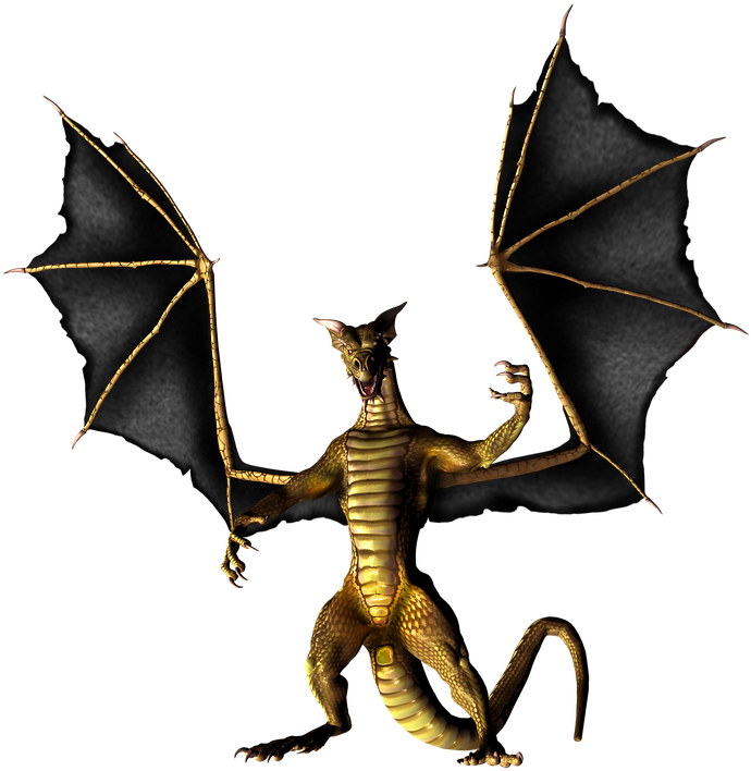 Dragon, Draconic, Wyrm, Wyvern, Fantasy, Monster - Portable Network Graphics (706x720), Png Download