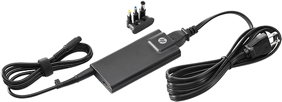 Hp 65w Slim Ac Adapter H6y82aa (573x430), Png Download