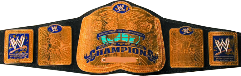 Wwe Tag Team Championship - Slam Attax Evolution Title Cards World Tag Team Championship (772x245), Png Download