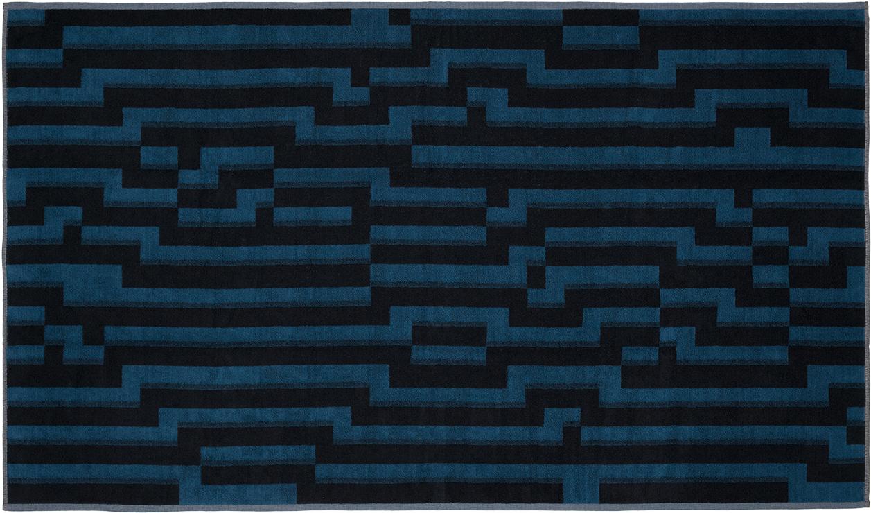 Dark Blue Waves Folded (1375x917), Png Download