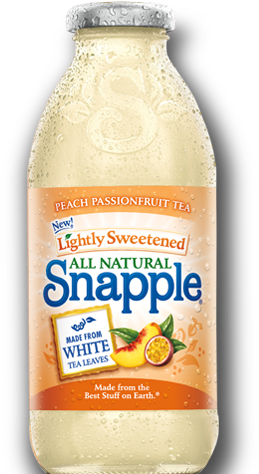 Should - Snapple Peach Passionfruit Tea - 16 Fl Oz Bottle (350x475), Png Download