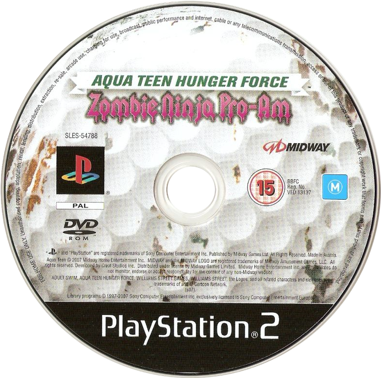 Aqua Teen Hunger Force - Aqua Teen Hunger Force Zombie Ninja Pro-am [ps2 Game] (800x795), Png Download