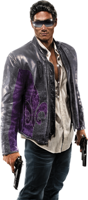 Johnny Gat - Johnny Gat Saints Row 3 (282x640), Png Download