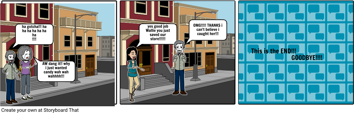 The Candy Robber - Cartoon (1164x385), Png Download