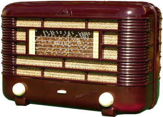 Hmv Radios Retro Radios, Old Time Radio, Antique Radio, - Hmv Little Nipper Bakelite Radio (400x300), Png Download