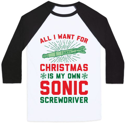 All I Want For Christmas Is My Own Sonic Screwdriver - Watch Me Click Now Watch Me Grade Grade (484x484), Png Download