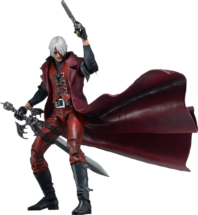Devil May Cry - Devil May Cry Ultimate Dante Neca (644x700), Png Download