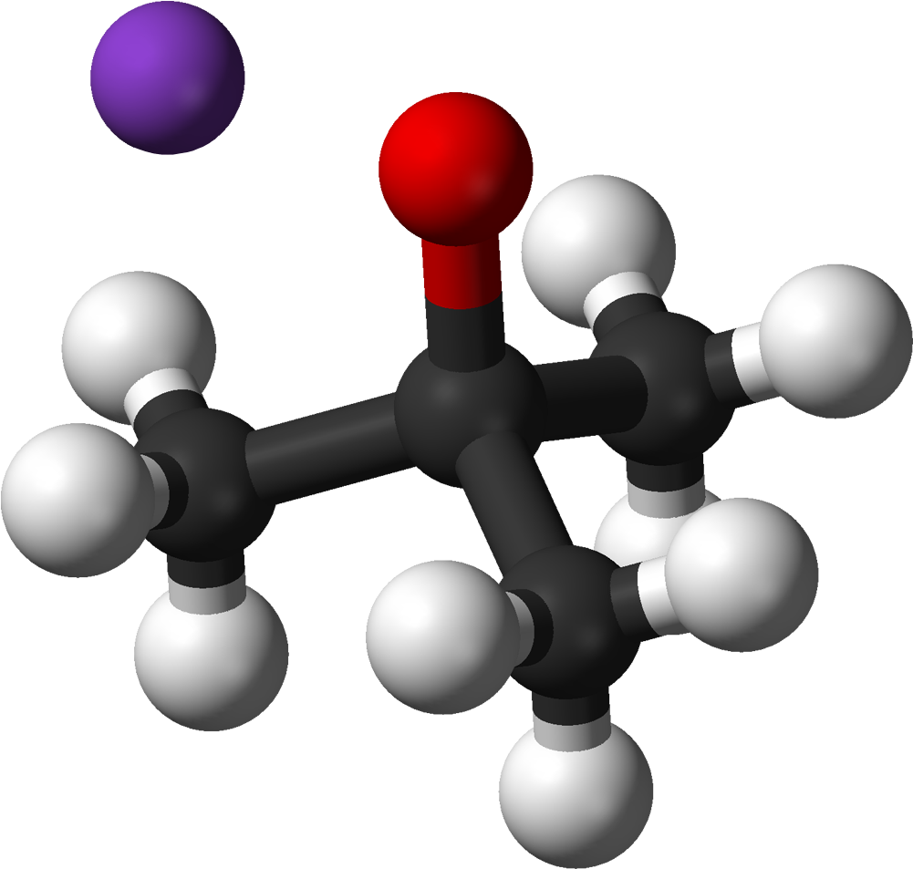 Potassium Tert Butoxide 3d Balls Ionic - Phosphoric Acid Molecule (1100x1052), Png Download