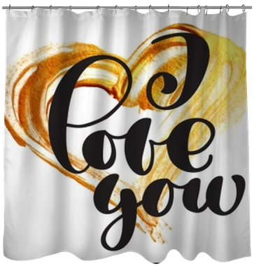 Card Valentine I Love You Vector Lettering Stylish - Brush (400x400), Png Download