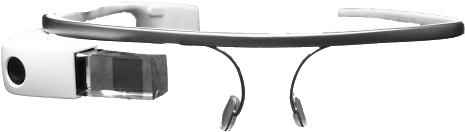 Raveena Kapatkar - Google Glass Transparent Png (629x472), Png Download