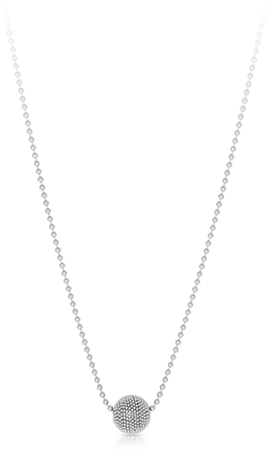 Sterling Silver Ball Lobster 2mm Necklet 800mm - Kindred Soul Sterling Silver Mini Pendant, Women's (630x630), Png Download