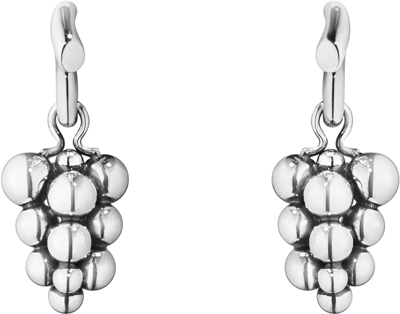 Moonlight Grapes Earrings - Georg Jensen Grapes Øreringe (1200x1200), Png Download