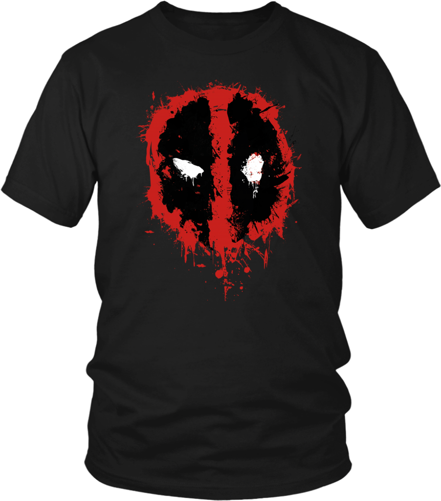 Marvel Deadpool Splatter Icon Shirt - Gay Uncle Day (1024x1024), Png Download
